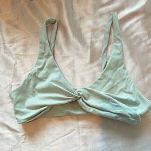YoungLA Twist Knot Bralette in Sage